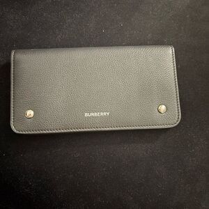 Brand new Burberry Black Leather Wallet/ check holder/ card holder